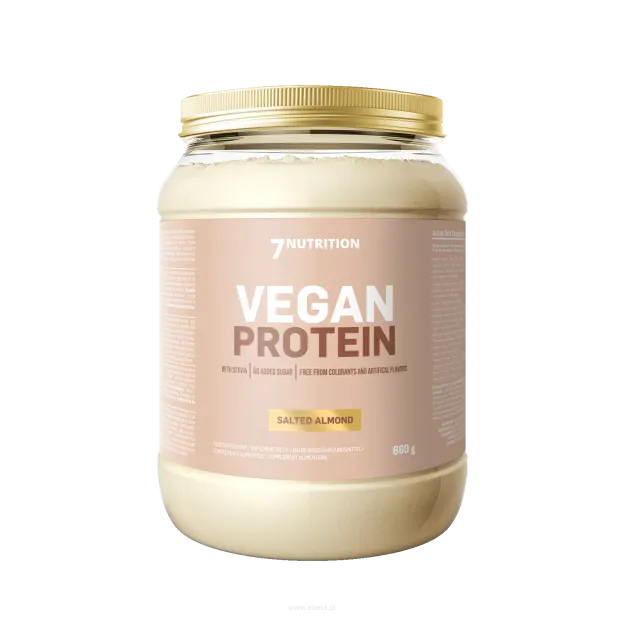 7Nutrition Vegan Protein 660g | smak solony migdał