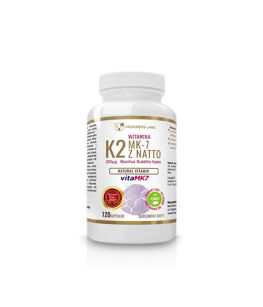 Progress Labs Witamina K2 vitaMK7 z natto 200mcg | 120 vege kaps.