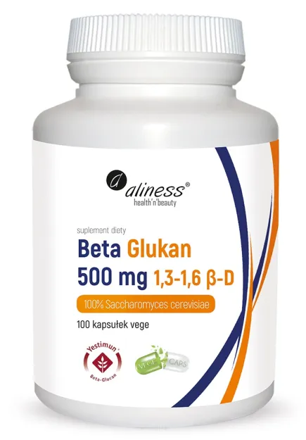 Aliness Beta Glukan 500mg | 100 kapsułek