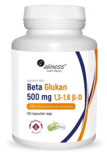 Aliness Beta Glukan 500mg | 100 kapsułek