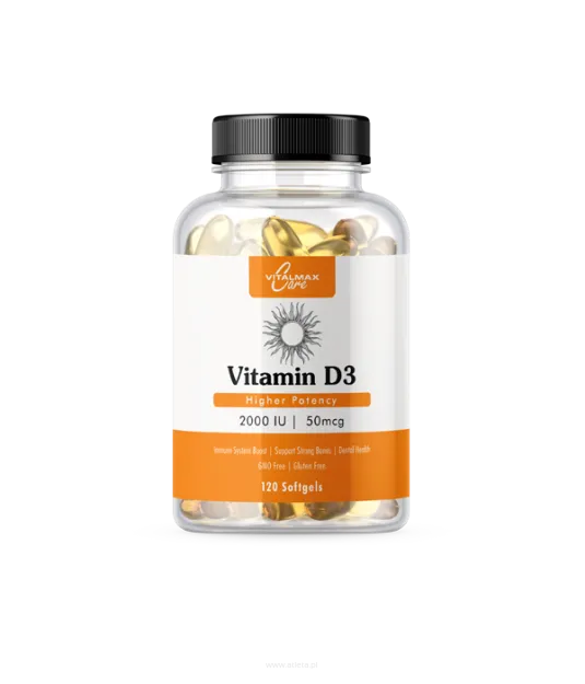 Vitalmax Vitamin D3 2000IU | 120 softgels
