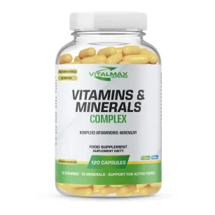 Vitalmax Vitamins & Minerals Complex | 120 kapsułek