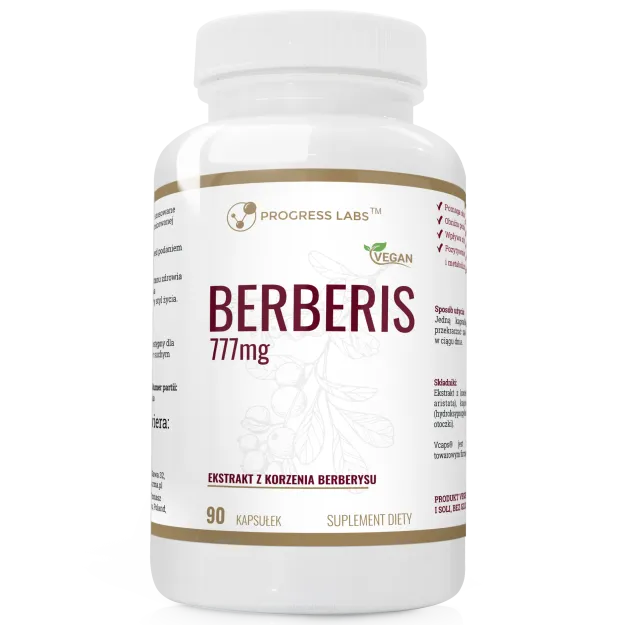 Progress Berberys 777mg | 90 kapsułek