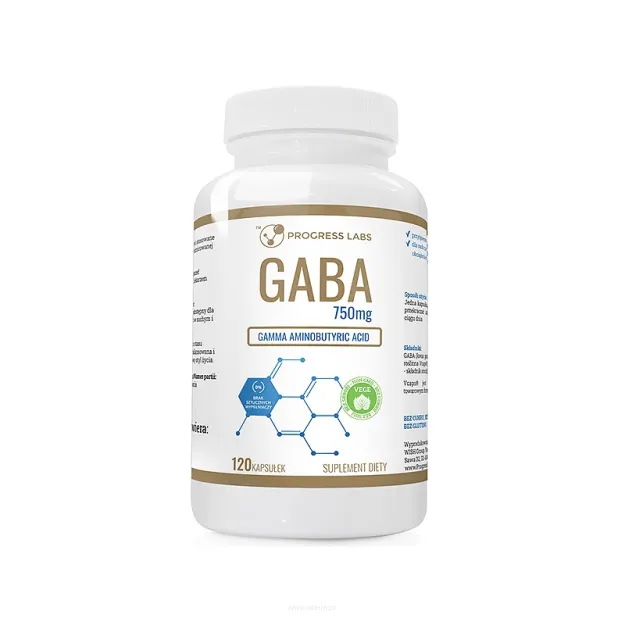 Progress Labs Gaba 750mg | 120 kapsułek