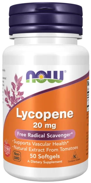 Now Foods Lycopene 20mg | 50 softgels 