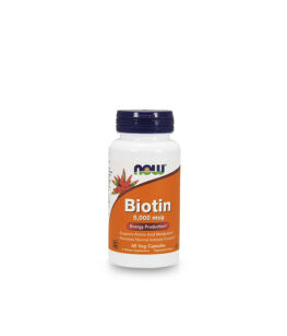 Now Foods Biotin 5000 mcg | 60 vcaps