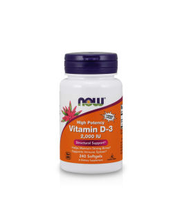 Now Foods Vitamin D3 2000 IU | 240 softgels