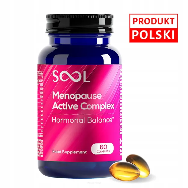SOOL Menopause Active Complex GLA wiesiołek rokitnik słonecznik | 60 kaps