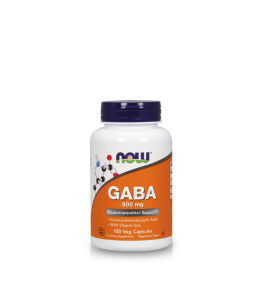 Now Foods Gaba 500mg with Vitamin B6 | 100 vcaps 