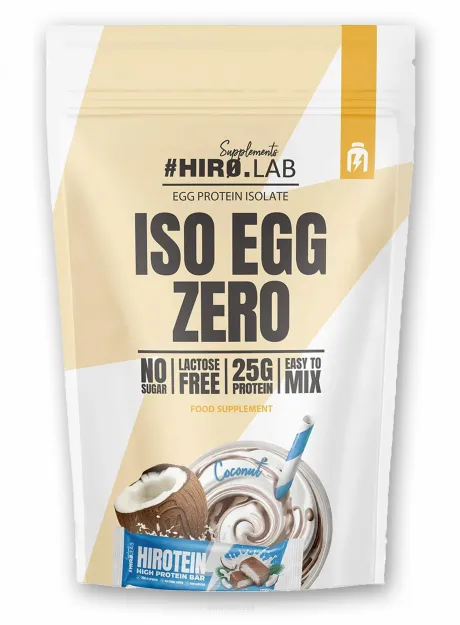 Hiro.Lab Iso Egg Zero Izolat Białka Jaja | 500g Kokosowe