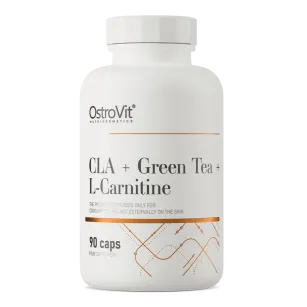 Ostrovit L-Carnitine + Green Tea + CLA | 90 softgels