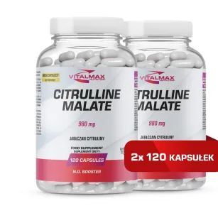 Vitalmax Citrulline Malate 980mg Mega Capsules | 240 kapsułek