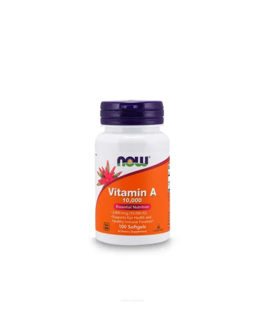 Now Foods Vitamin A 10 000 IU | 100 softgels
