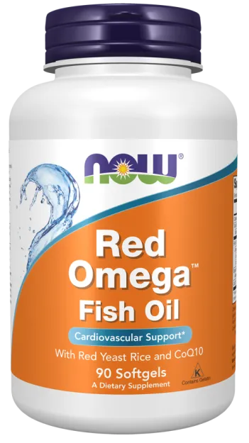 Now Foods Red Omega (Red Yeast Rice) | 90 softgels
