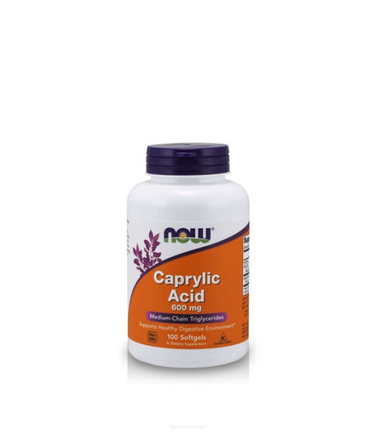 Now Foods Caprylic Acid 600mg | 100 softgels 