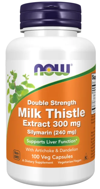 Now Foods Silymarin Milk Thistle Extract 300mg | 100 vcaps
