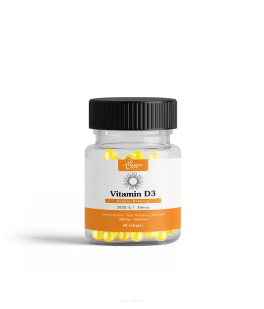 Vitalmax Vitamin D3 2000IU | 60 softgels