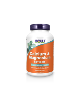 Now Foods Calcium & Magnesium Zinc D3 | 240 Softgels