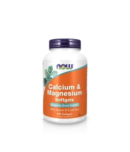 Now Foods Calcium & Magnesium Zinc D3 | 240 Softgels
