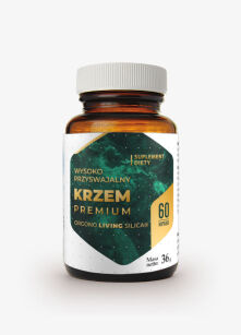 Hepatica Krzem Premium Orgono Living Silica | 60 kapsułek