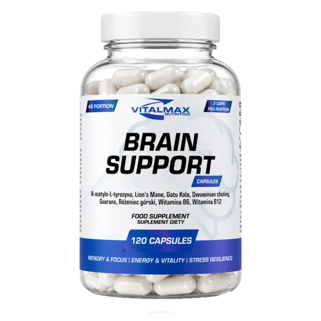 Vitalmax Brain Support Wsparcie Mózgu | 120 kapsułek