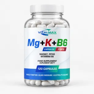 Vitalmax Mg+K+B6 Forte | 120 kapsułek