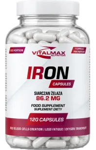 Vitalmax Iron Żelazo | 120 kapsułek