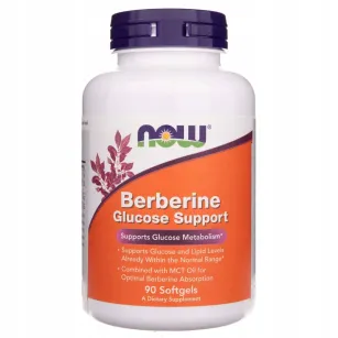 NOW Foods Berberine Glucose Support | 90 softgels
