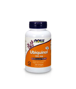 Now Ubiquinol 100mg | 120 softgels