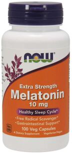 Now Melatonin Extra Strength 10 mg 100 vcaps.