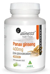Aliness Panax Ginseng (Żeń-Szeń koreański) 400mg | 100 kapsułek
