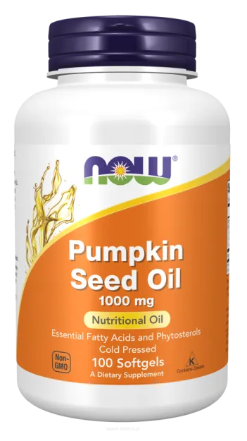 Now Foods Pumpkin Seed Oil 1000 mg | 100 softgels