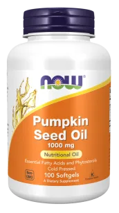 Now Foods Pumpkin Seed Oil 1000 mg | 100 softgels