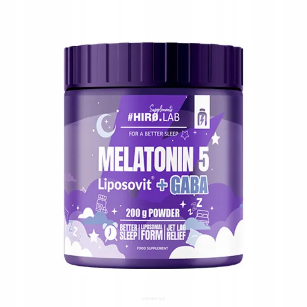 Hiro.Lab Melatonina Liposomalna 5 Liposovit+GABA | 120 vkaps