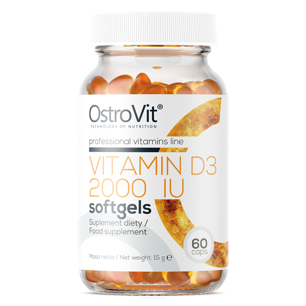 OstroVit Vitamin D3 2000 60 softgels