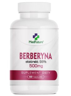 MedFuture Berbberyna Ekstrakt 89% 500 mg | 60 kapsułek