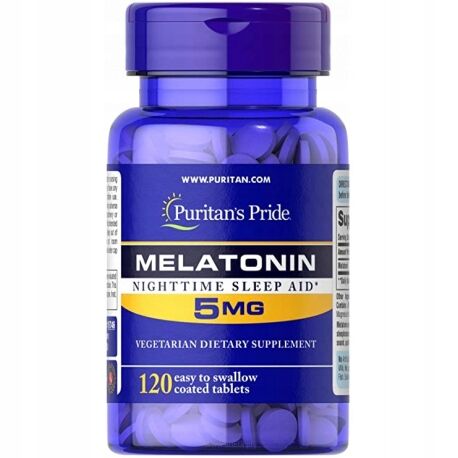 Puritan's Pride Melatonin 5mg | 120 tabletek