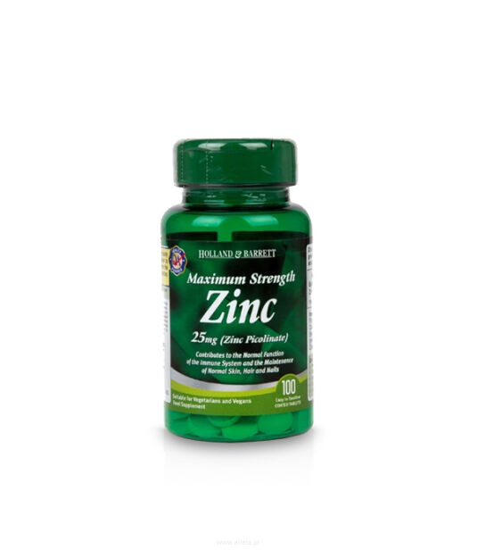 Holland & Barrett Zinc Picolinate 25mg | 100 tabl.