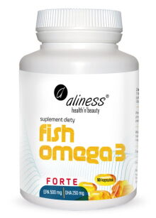Aliness Fish Omega 3 FORTE 500/ 250mg | 90 kapsułek