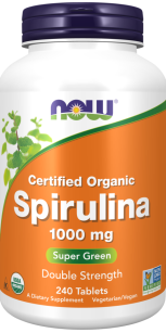 Now Foods Spirulina 1000mg | 240 tabletek