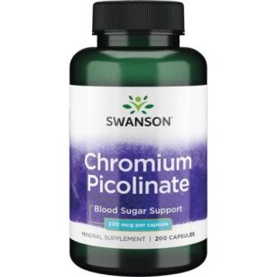 Swanson Chromium Picolinate 200mcg | 200 kapsułek