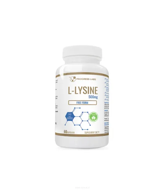 Progress Labs L-Lizyna 500mg | 60 vcaps. Lysine