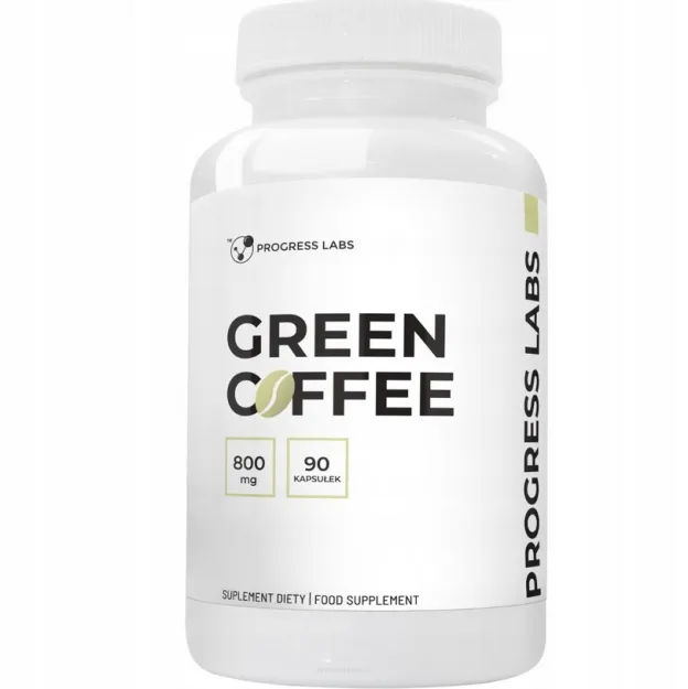 Progress Green Coffee 800mg | 90 kapsułek