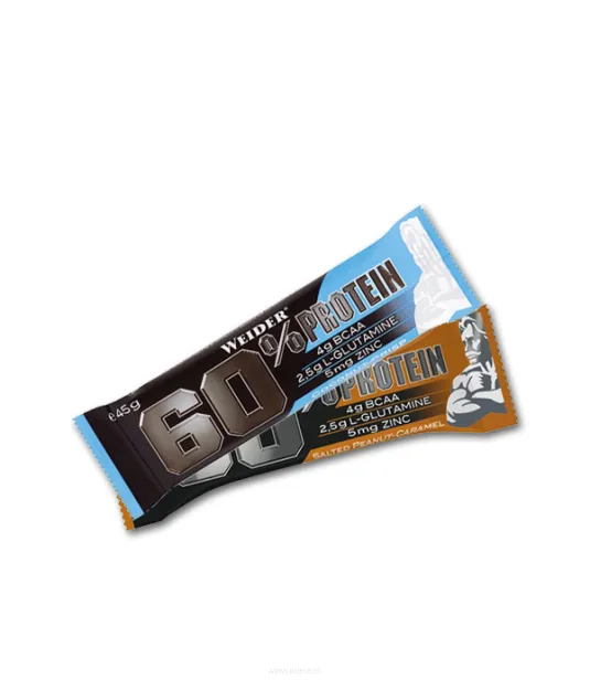 Weider 60% Protein Bar | 45g smak wanilia-karmel