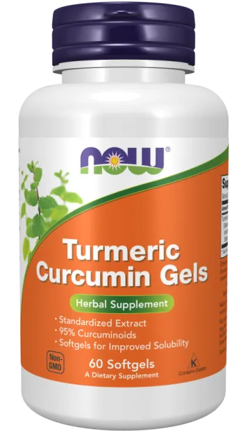 Now Foods Turmeric Curcumin Gels | 60 softgels