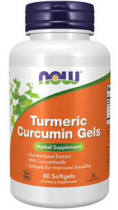 Now Foods Turmeric Curcumin Gels | 60 softgels