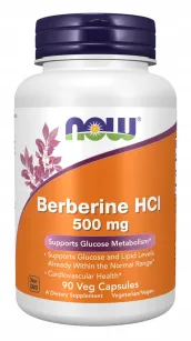 Now Foods Berberine HCl 500 mg | 90 vcaps.