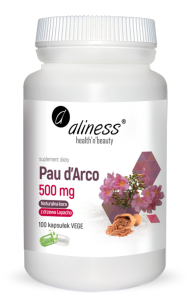 Aliness Pau d’Arco 500mg | 100 kapsułek vege