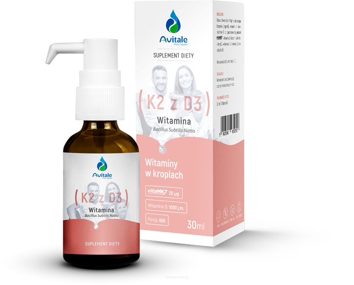 Aliness Avitale Witamina K2 + D3 (VITA MK7) | 30ml