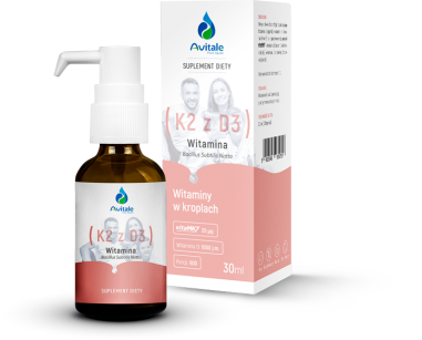 Aliness Avitale Witamina K2 + D3 (VITA MK7) | 30ml